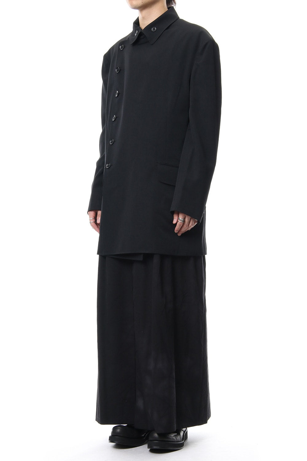 Double Jacket Wrinkled Gabardine