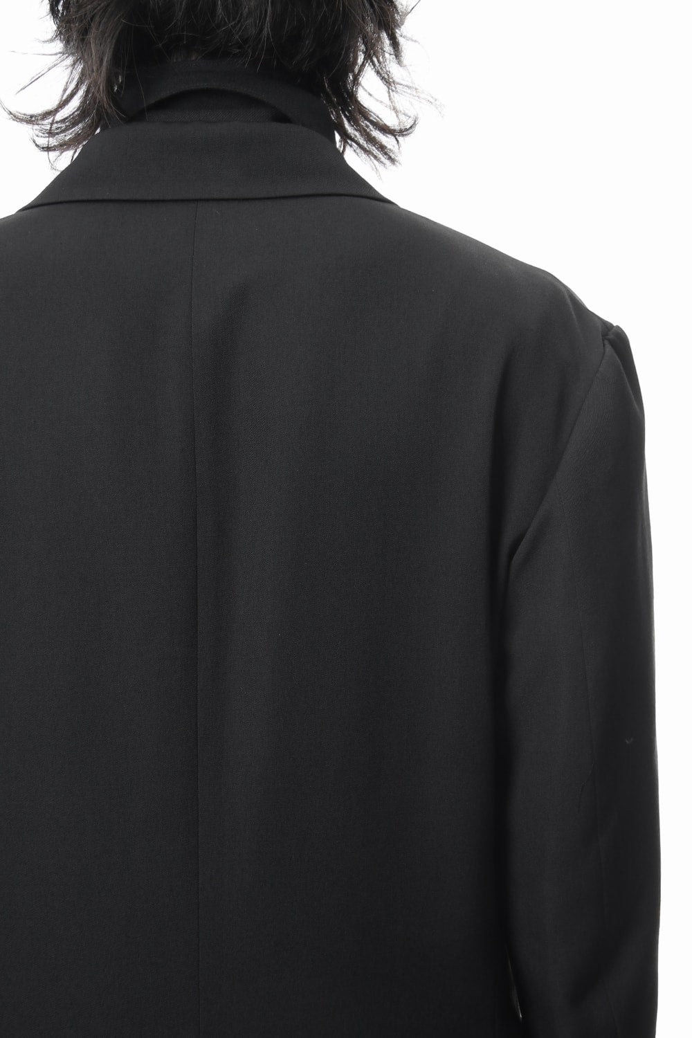 Long Jacket Wrinkled Gabardine