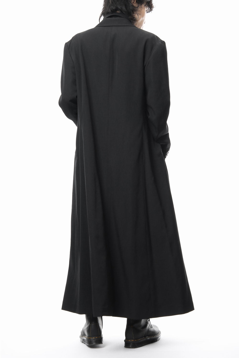 Long Jacket Wrinkled Gabardine