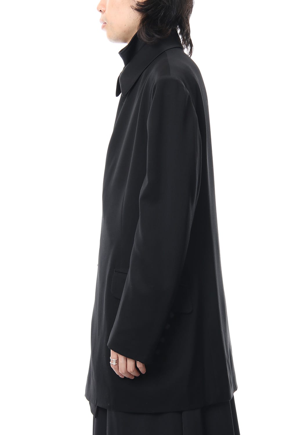 Monk button double jacket