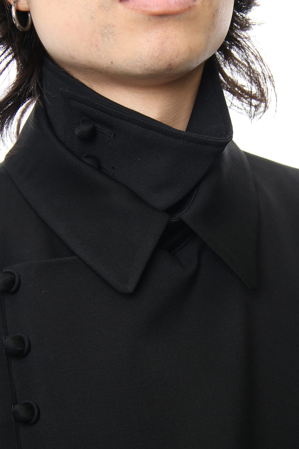 Monk button double jacket