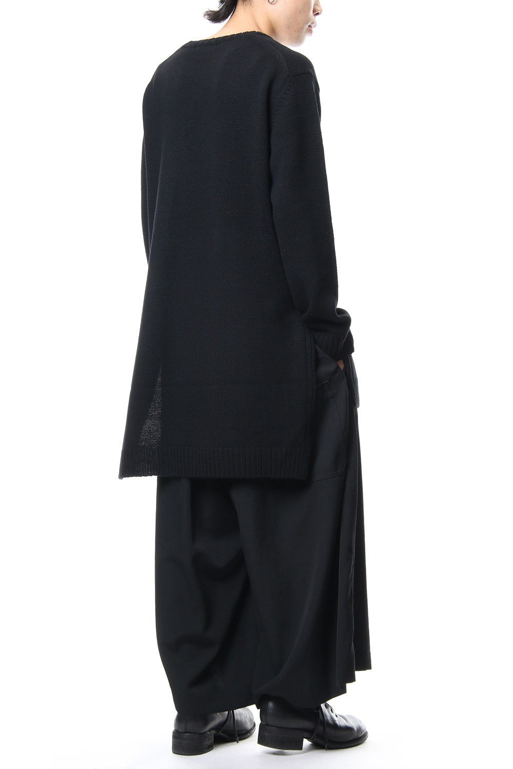 Girl Pattern Intersia Pullover Knit