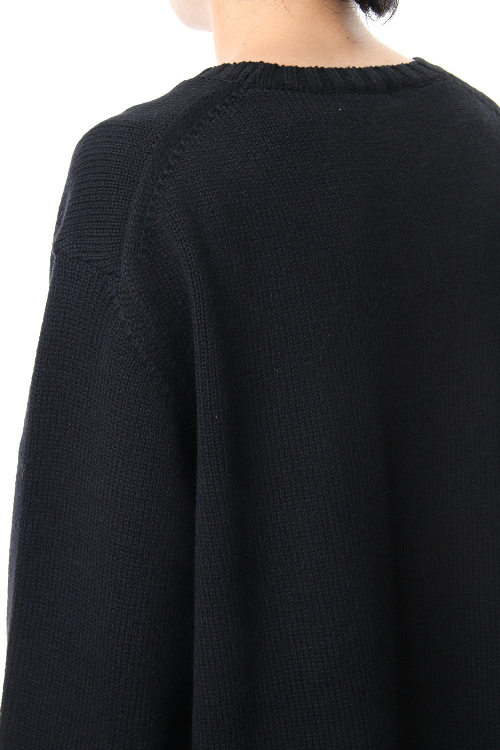 Girl Pattern Intersia Pullover Knit