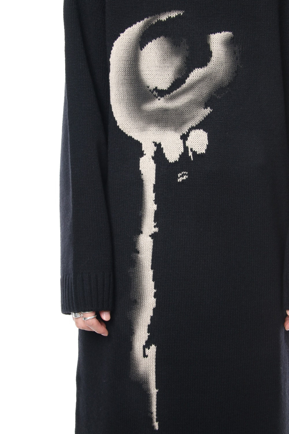 Girl Pattern Turtle Intersia Knit