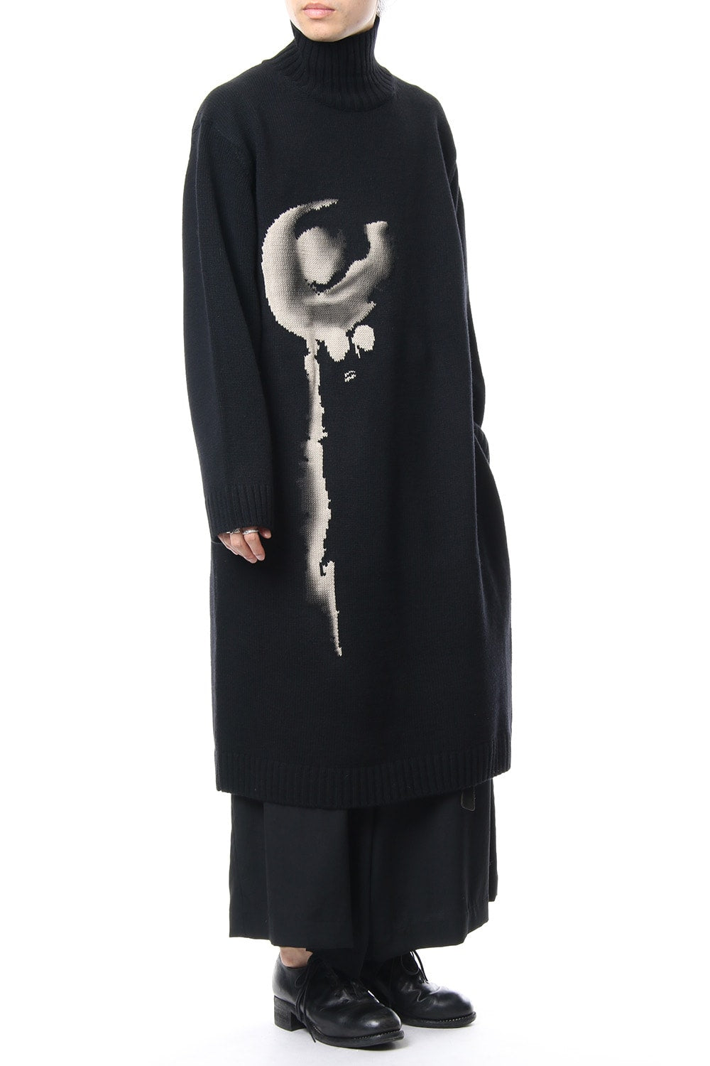 Girl Pattern Turtle Intersia Knit