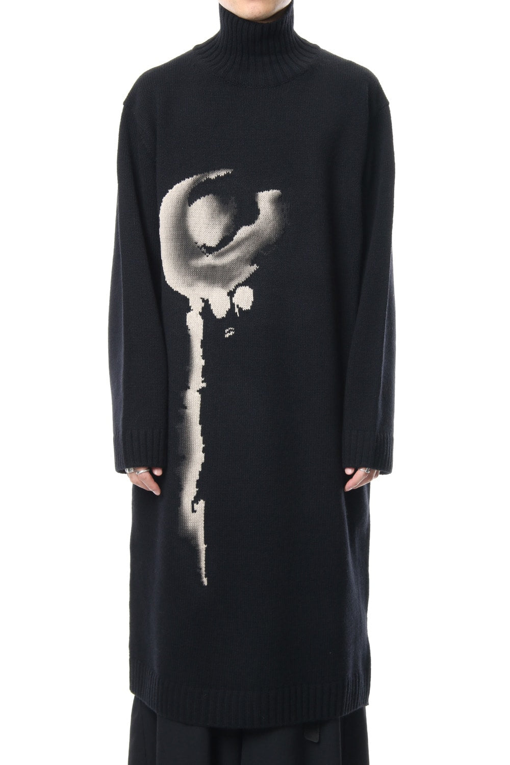 Girl Pattern Turtle Intersia Knit