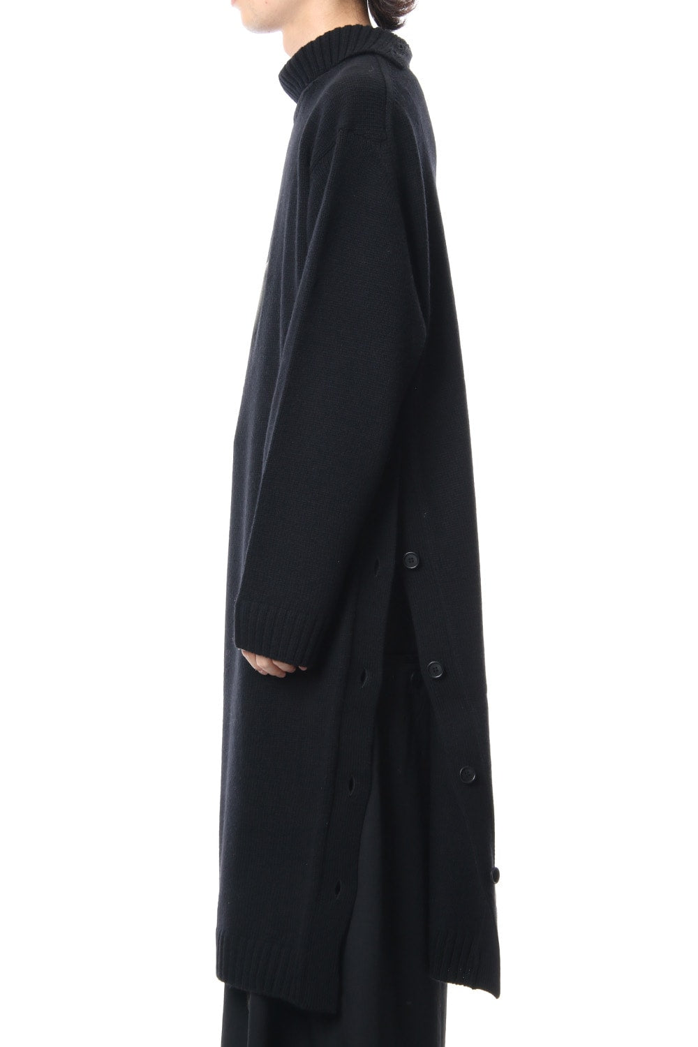 Girl Pattern Turtle Intersia Knit