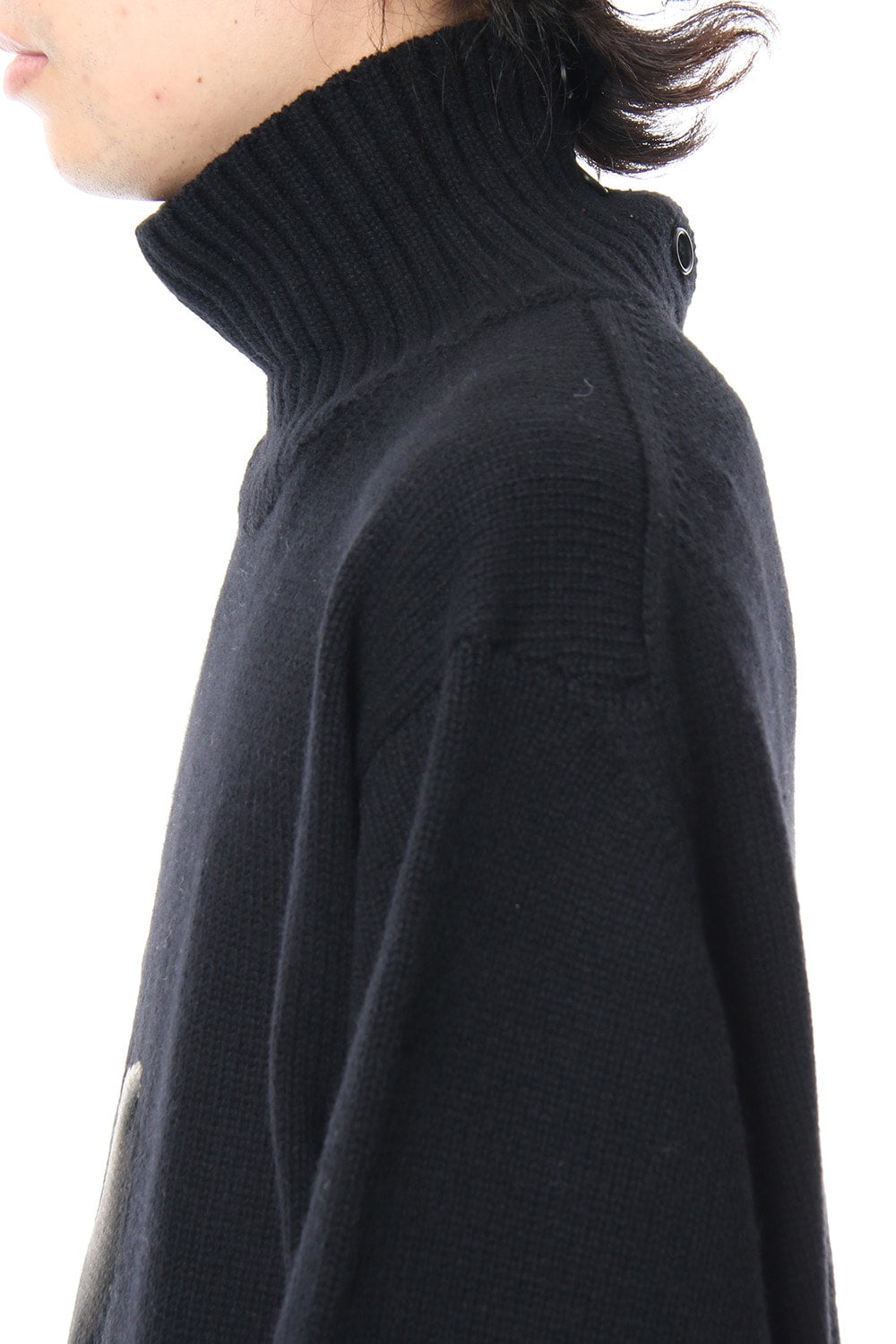 Girl Pattern Turtle Intersia Knit