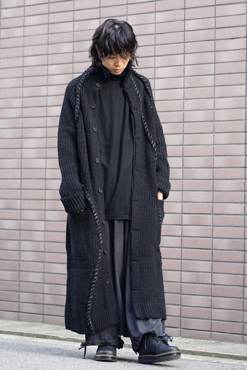 Embroidery Switching Coat