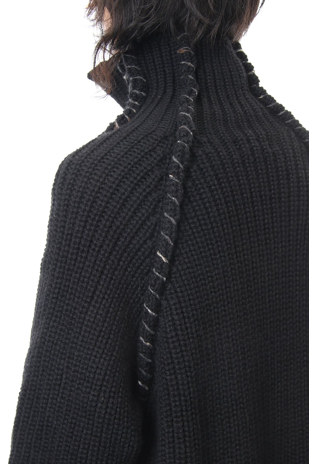 Embroidery Switching Coat