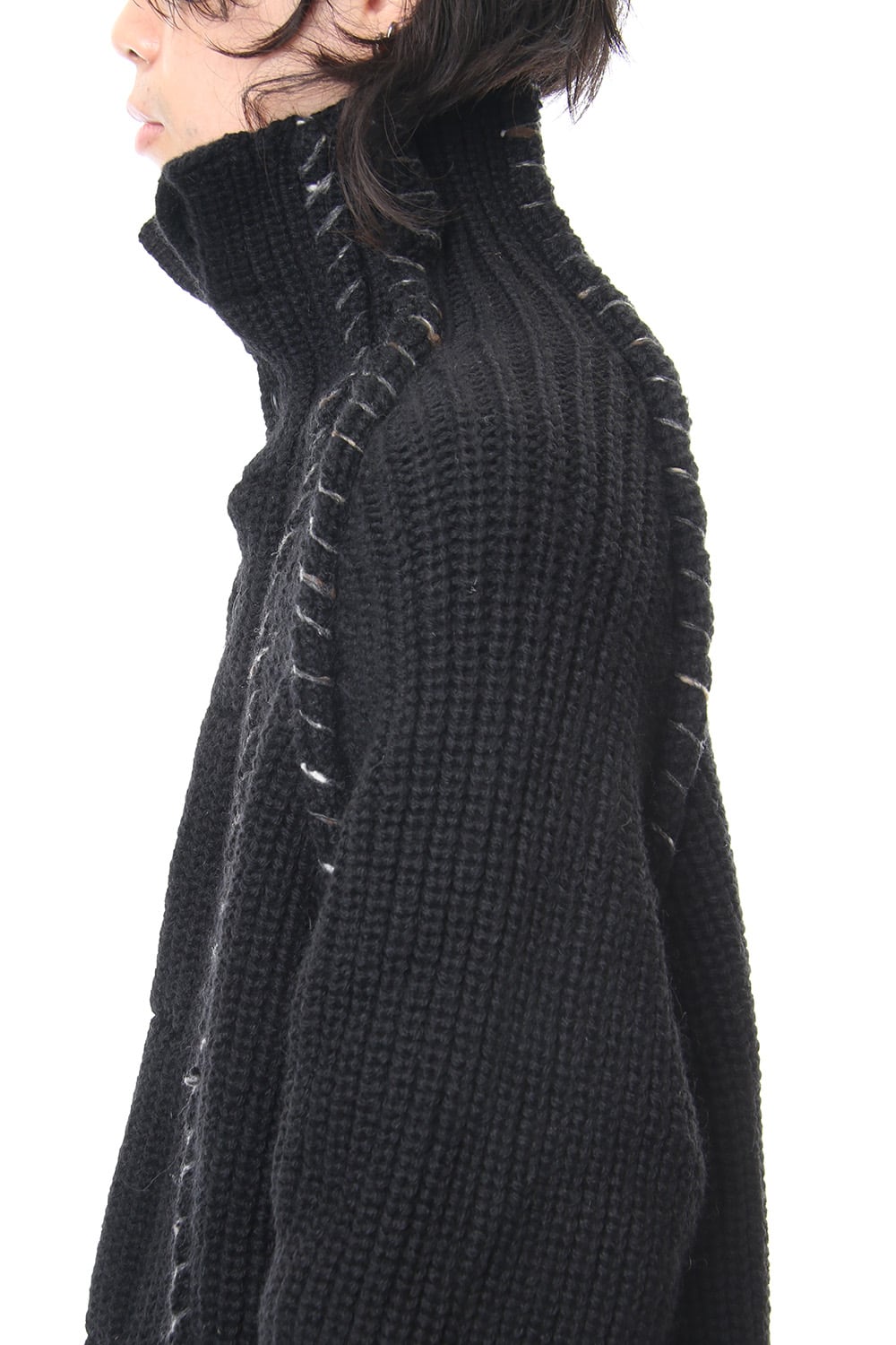 Embroidery Switching Coat