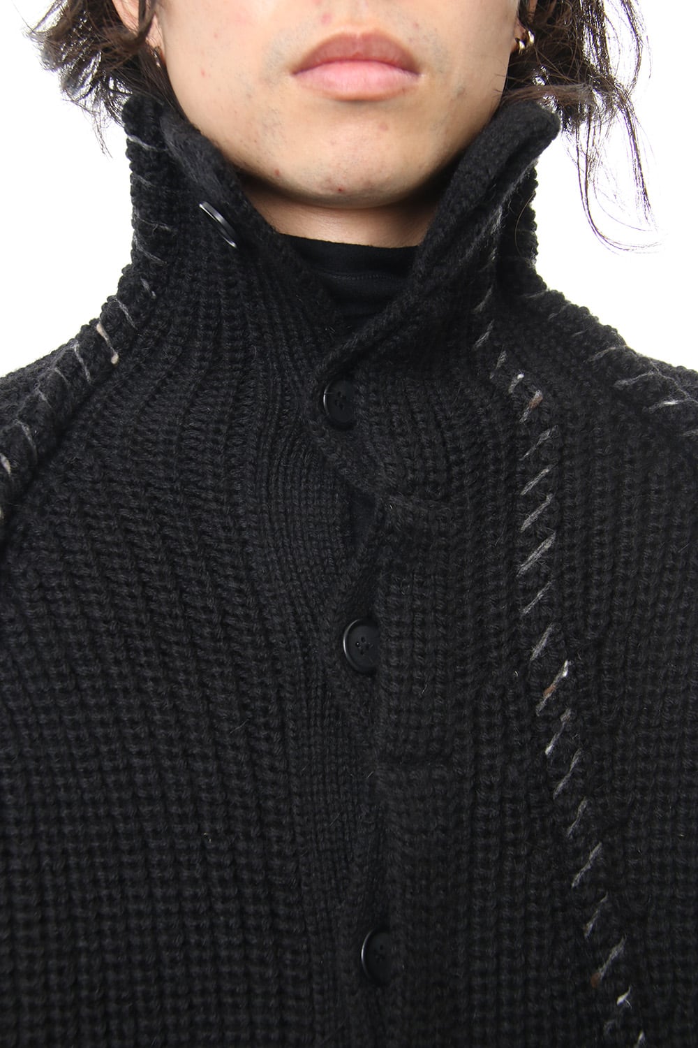 Embroidery Switching Coat