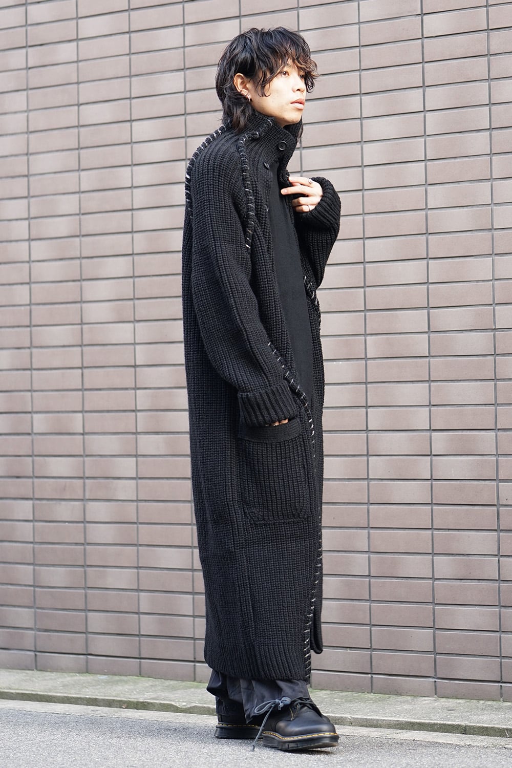 Embroidery Switching Coat