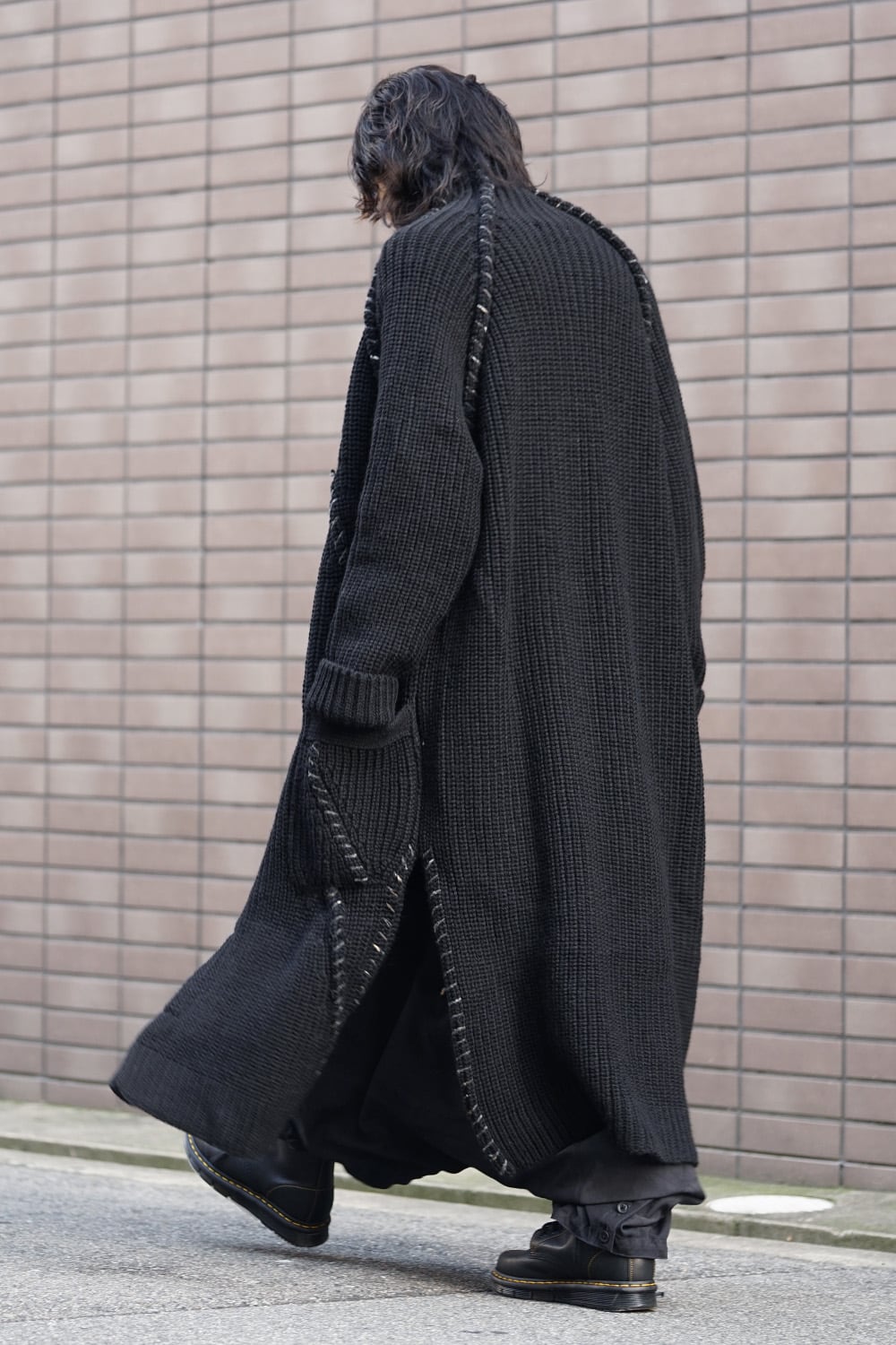 Embroidery Switching Coat