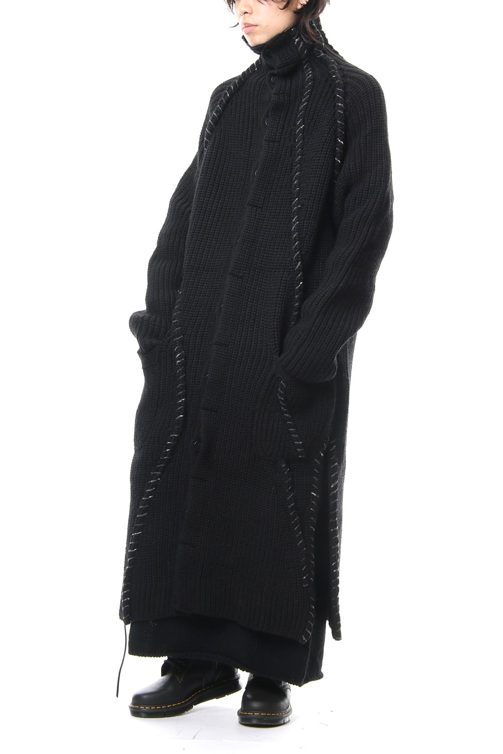 Embroidery Switching Coat