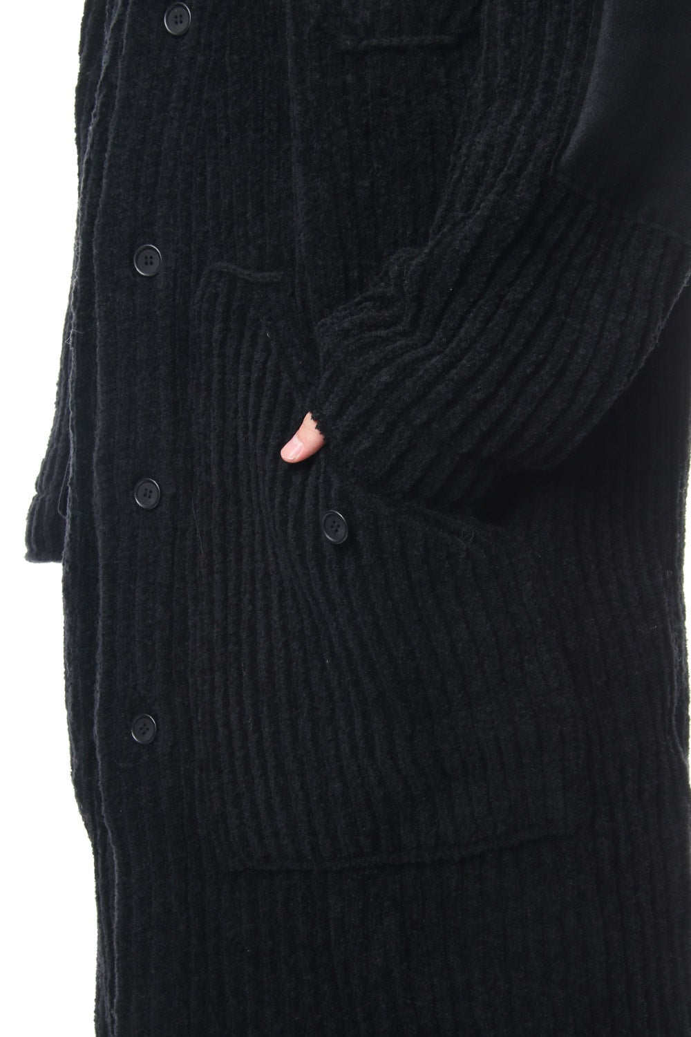 Chenille knit V Cardigan