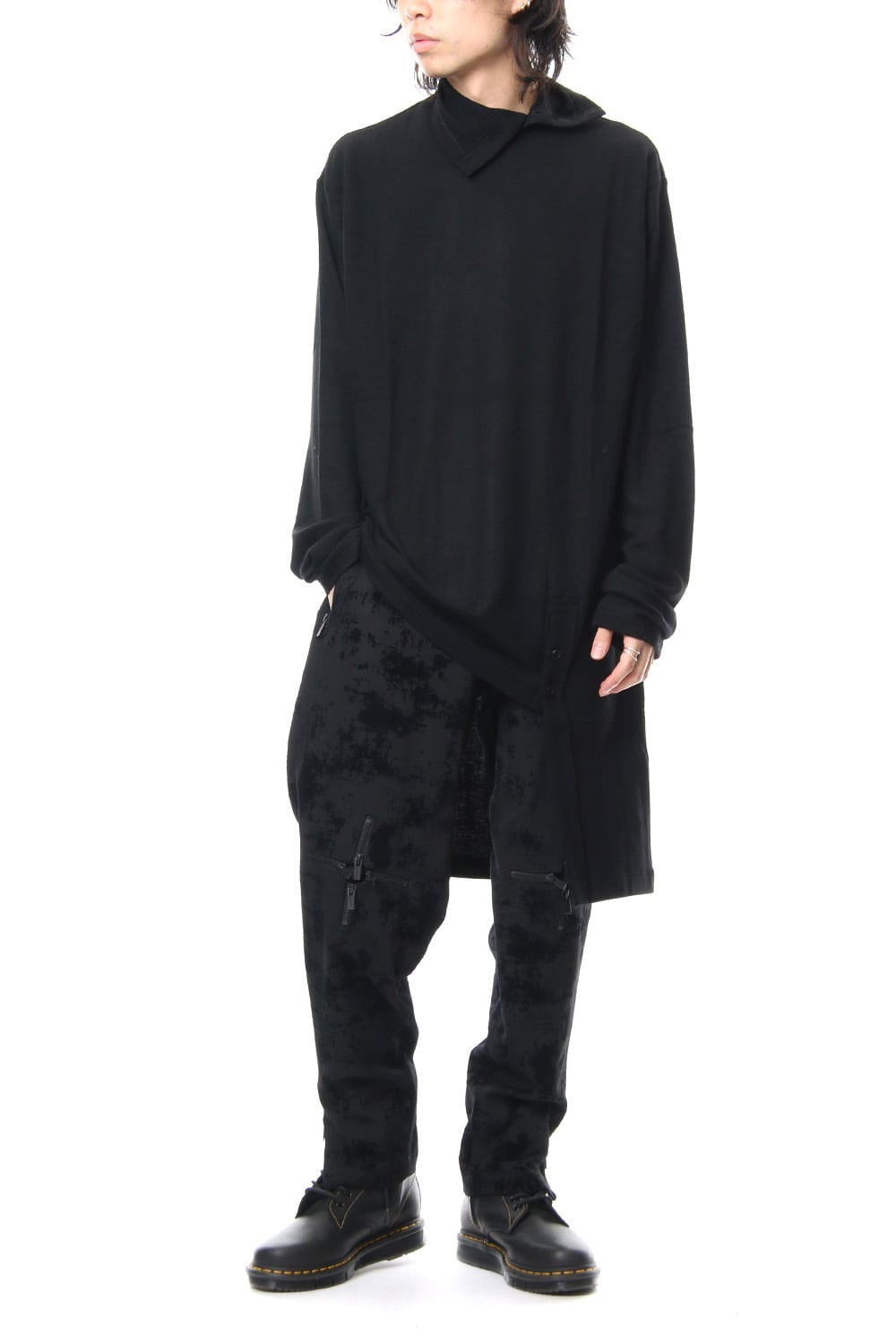 Knee Cross Fastener Pants