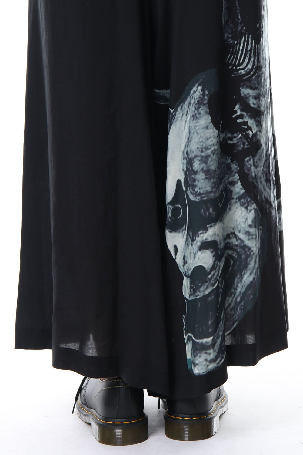 Discharge Printing Hannya Flare Pants