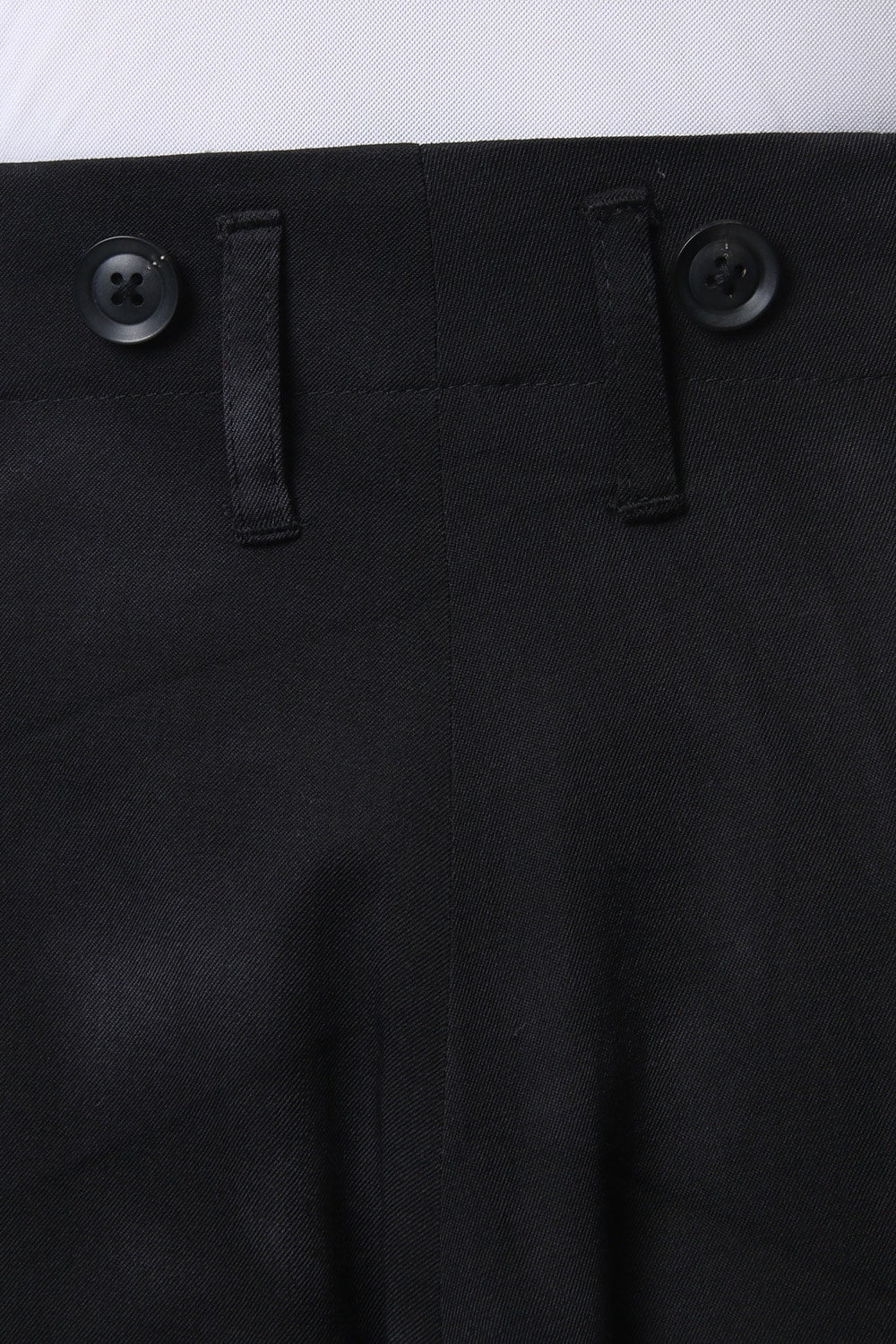 Front Pleated Uneven Dyeing Wrinkled Gabardine