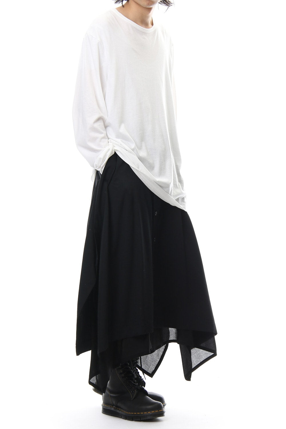 Wool Waist Belt Skirt