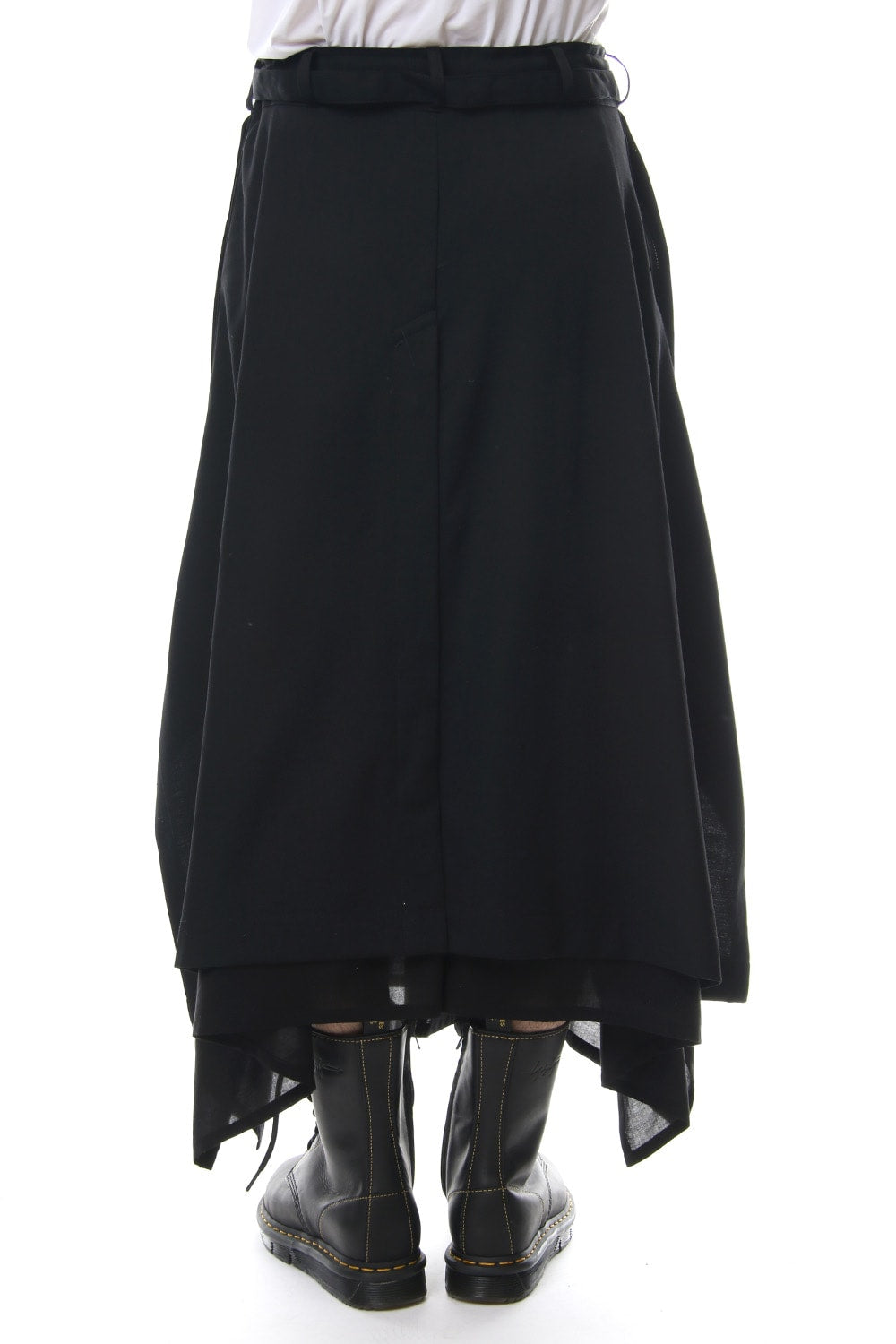 Wool Waist Belt Skirt