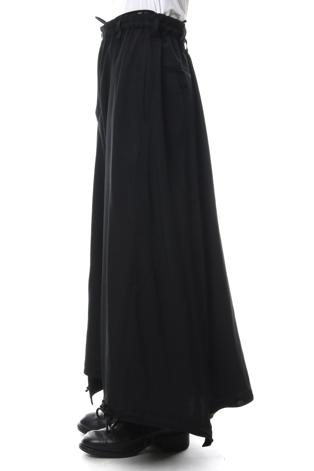 Sarouel Skirt Wrinkled Gabardine 