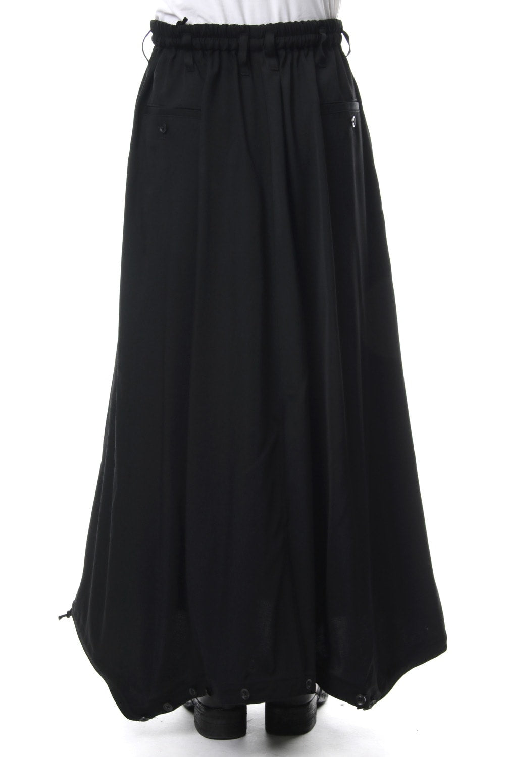 Sarouel Skirt Wrinkled Gabardine 