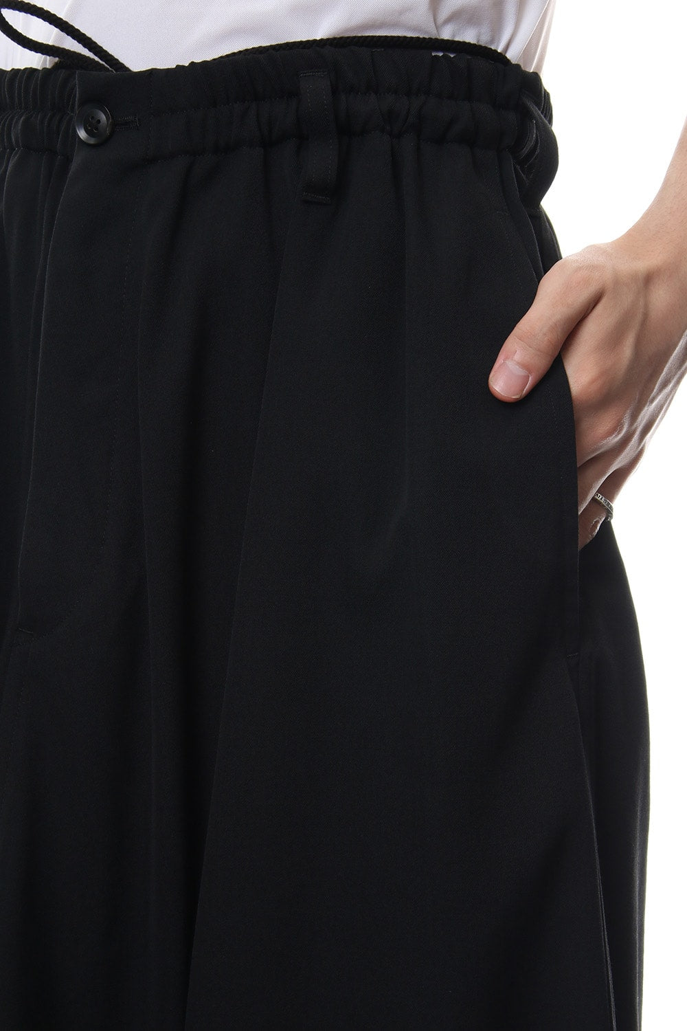 Sarouel Skirt Wrinkled Gabardine 