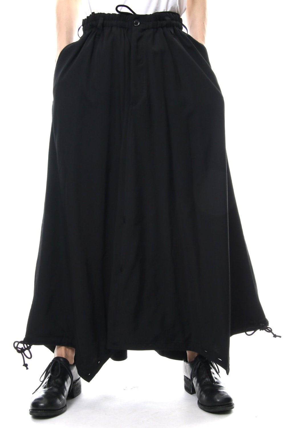 Sarouel Skirt Wrinkled Gabardine 