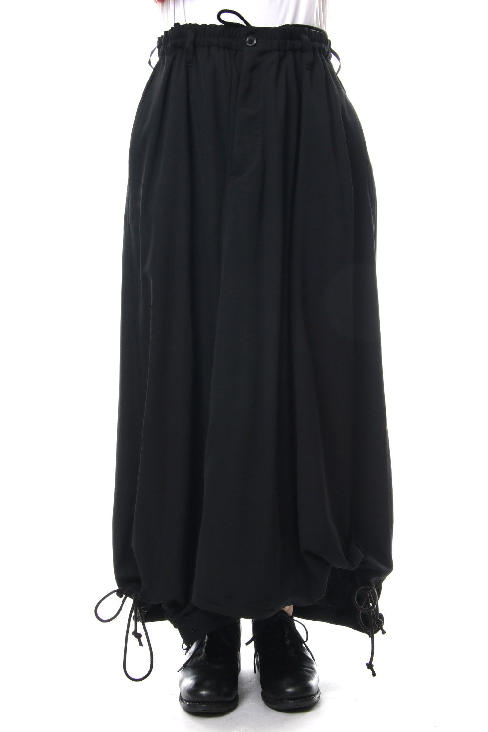 Sarouel Skirt Wrinkled Gabardine 