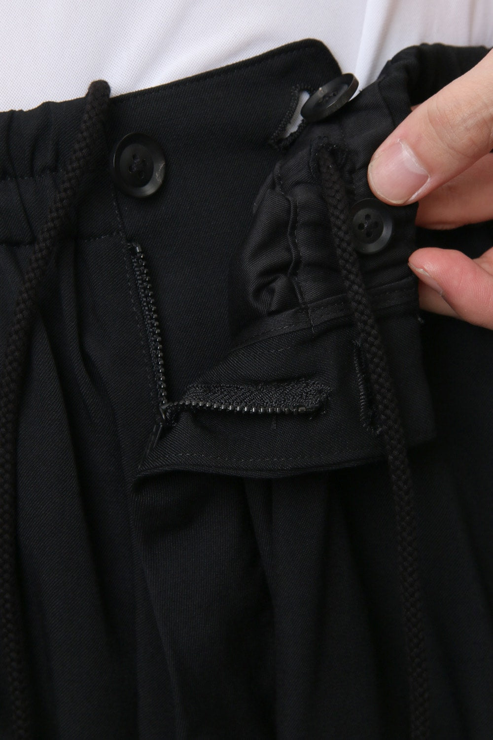 Sarouel Skirt Wrinkled Gabardine 