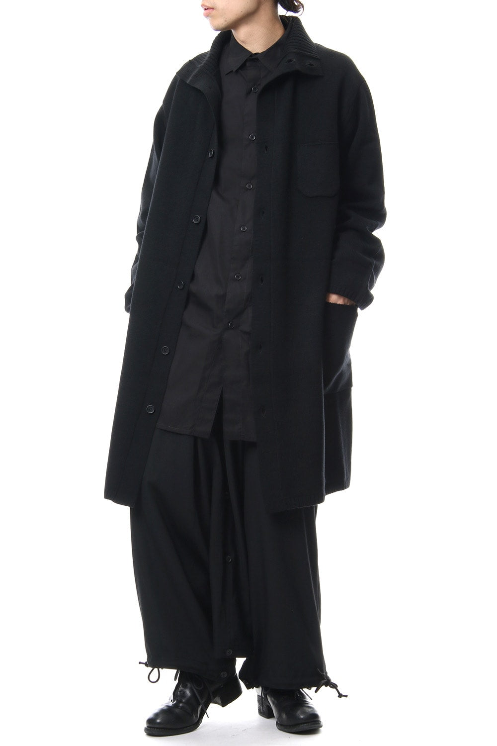 Sarouel Skirt Wrinkled Gabardine 