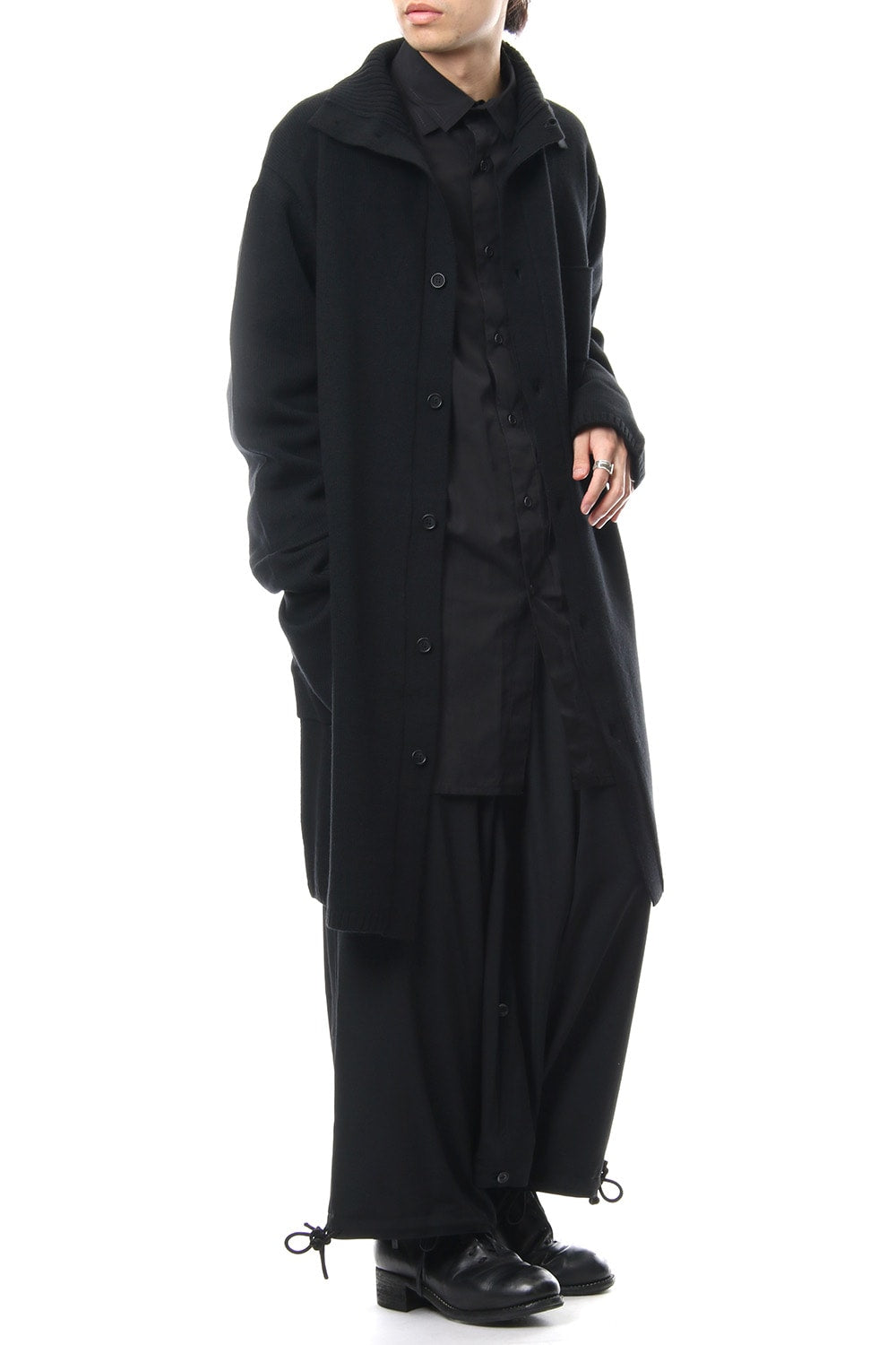 Sarouel Skirt Wrinkled Gabardine 