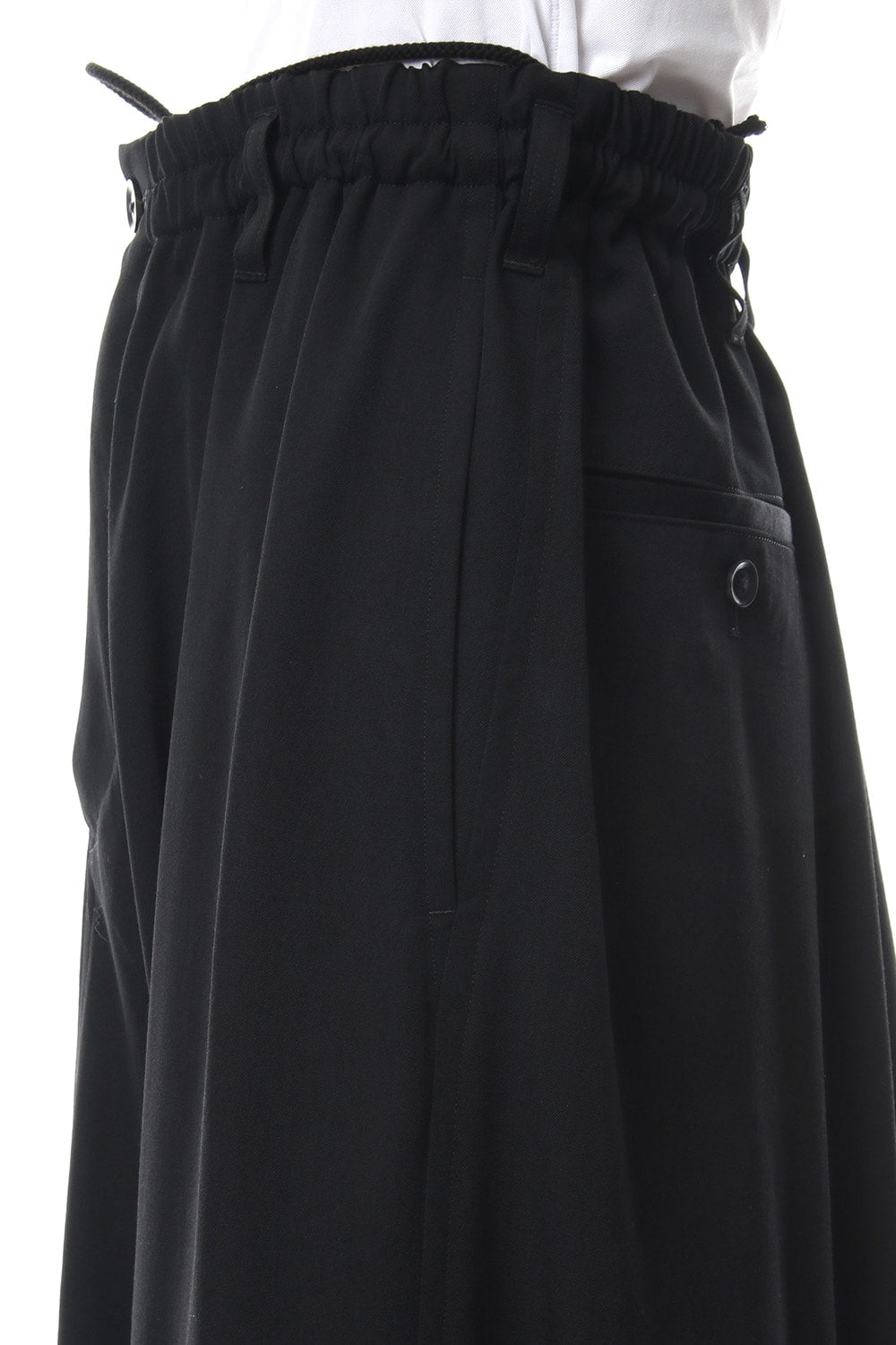 Sarouel Skirt Wrinkled Gabardine 