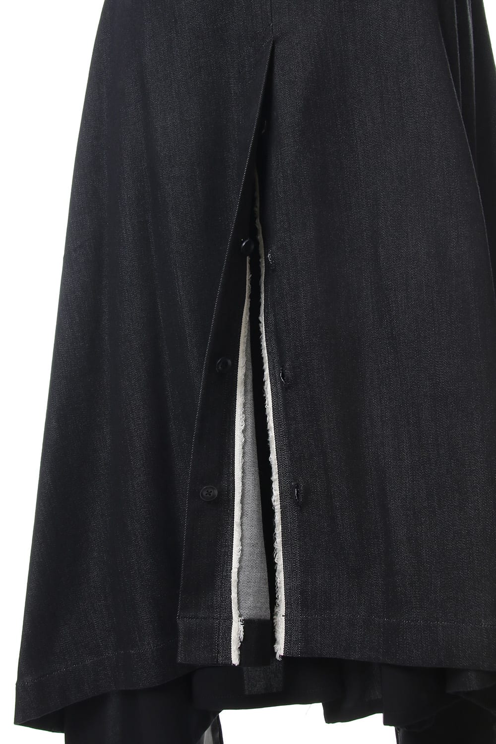 Rayon cotton Denim Waist Belt Skirt