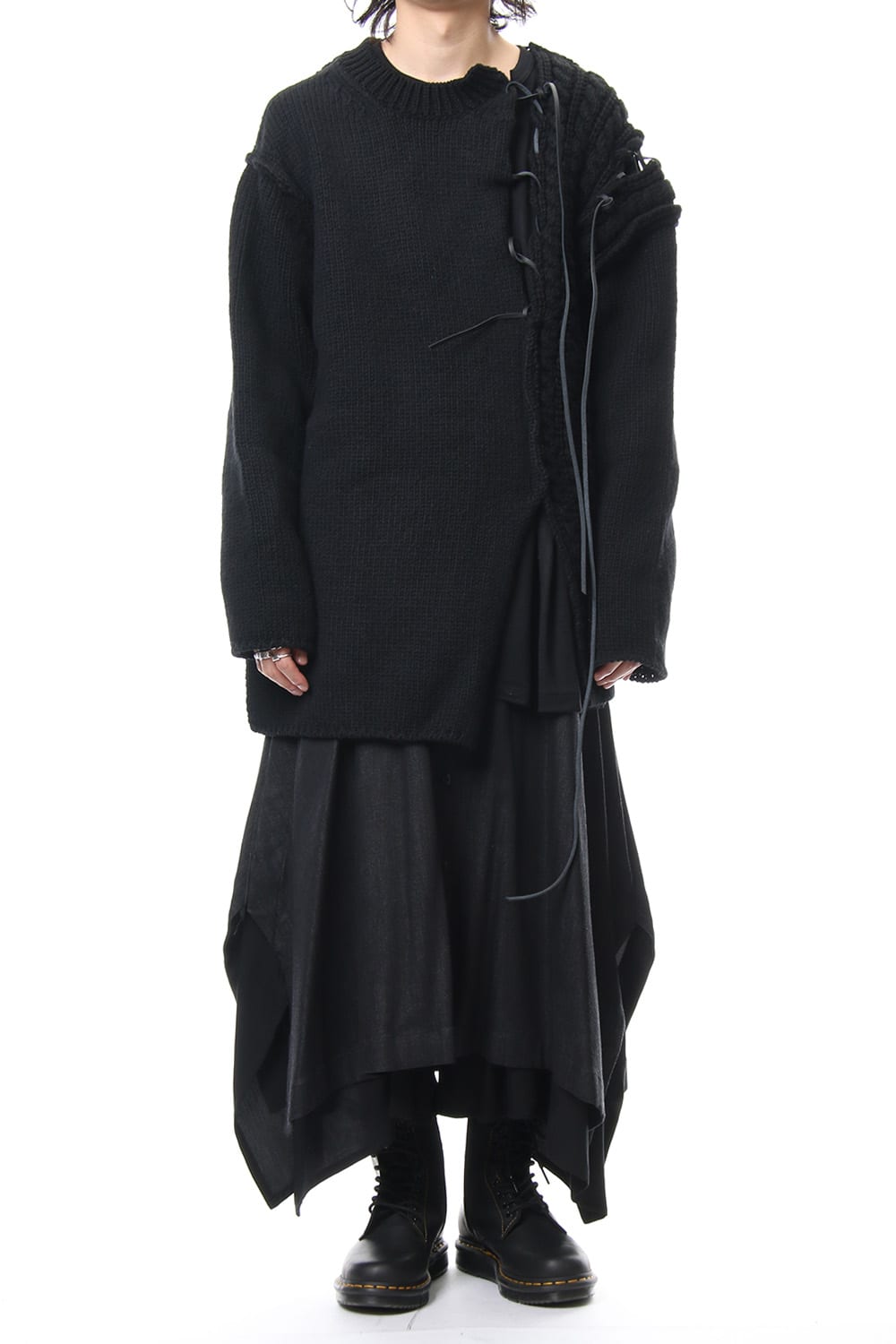 Rayon cotton Denim Waist Belt Skirt