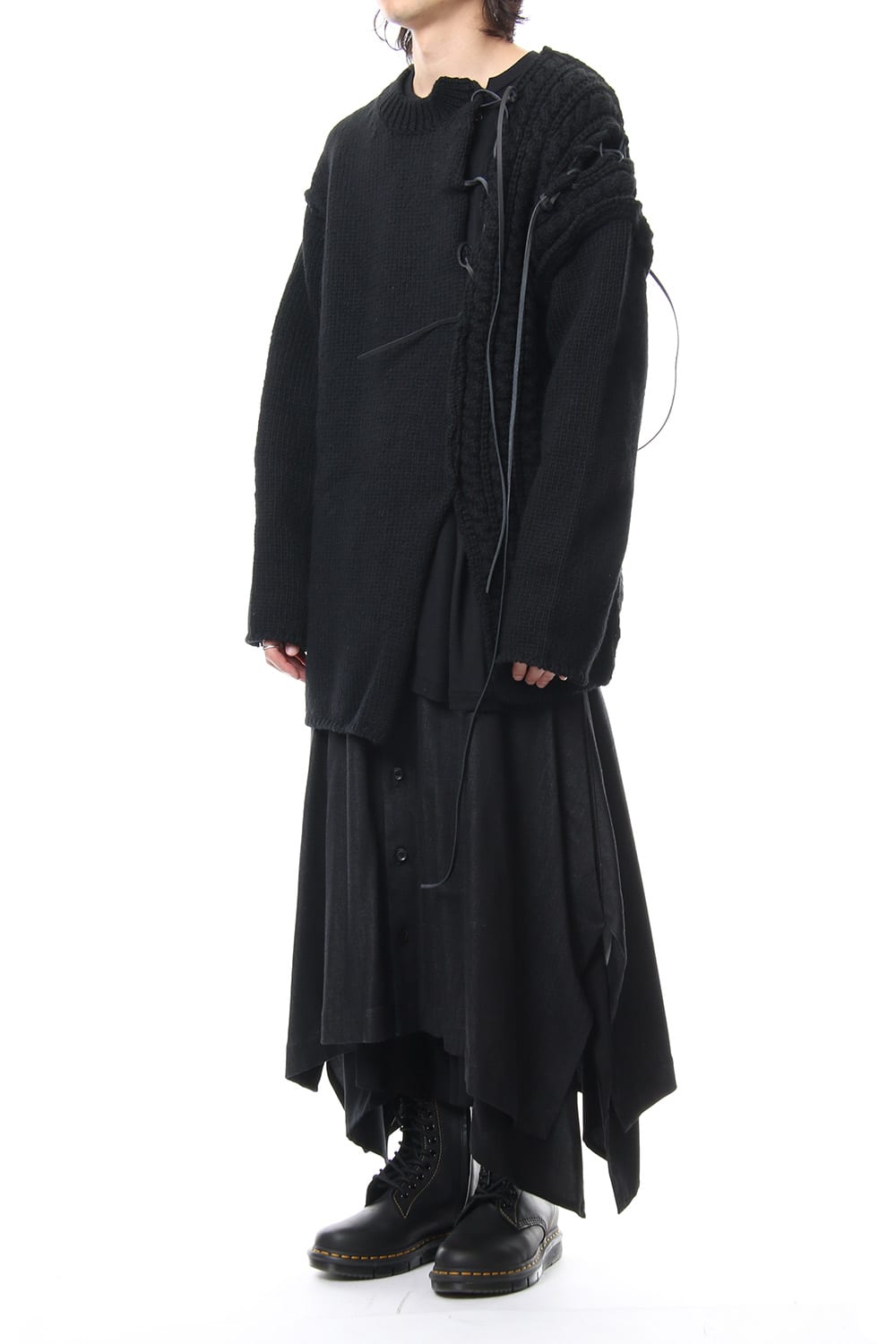 Rayon cotton Denim Waist Belt Skirt