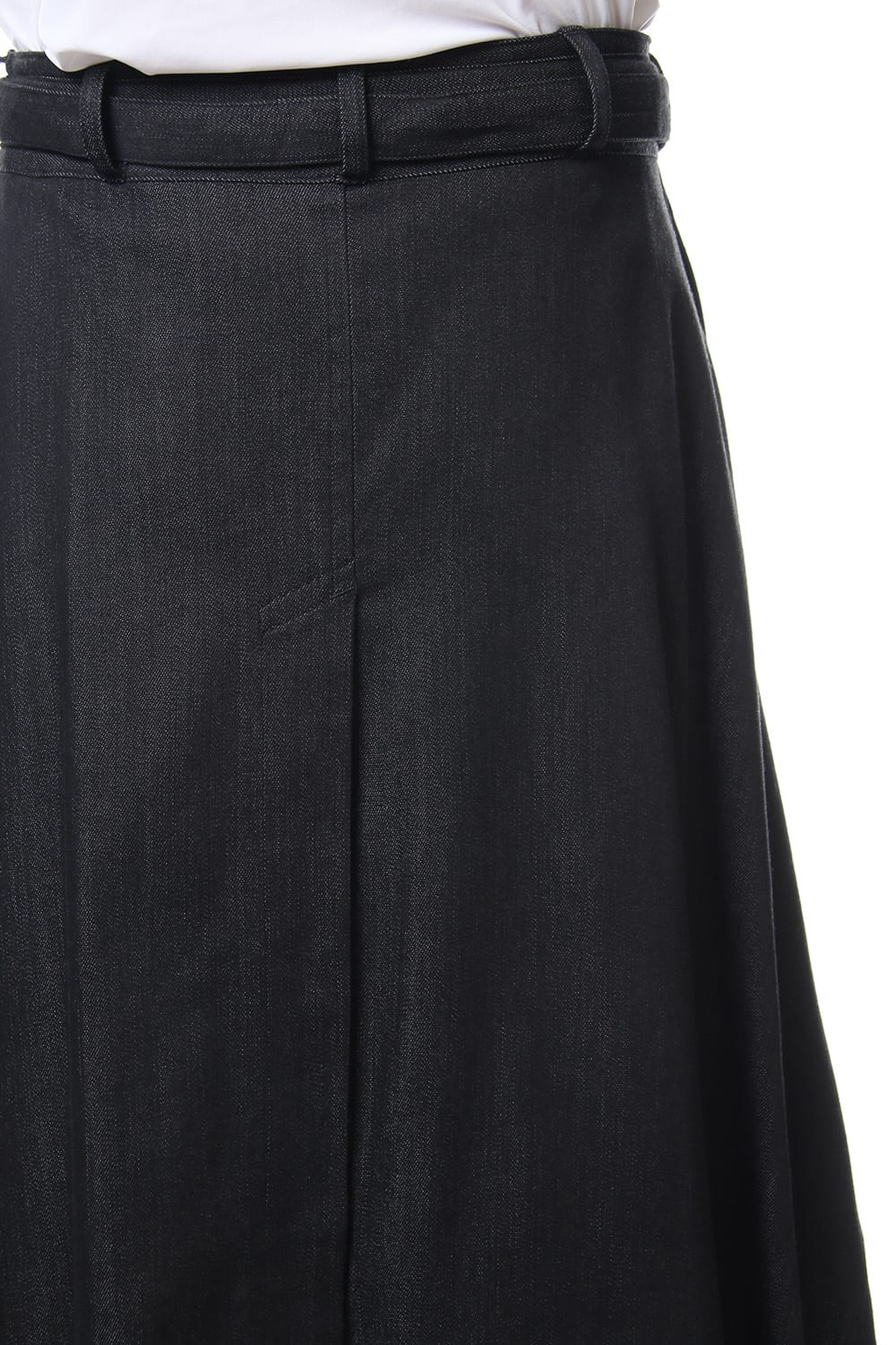 Rayon cotton Denim Waist Belt Skirt
