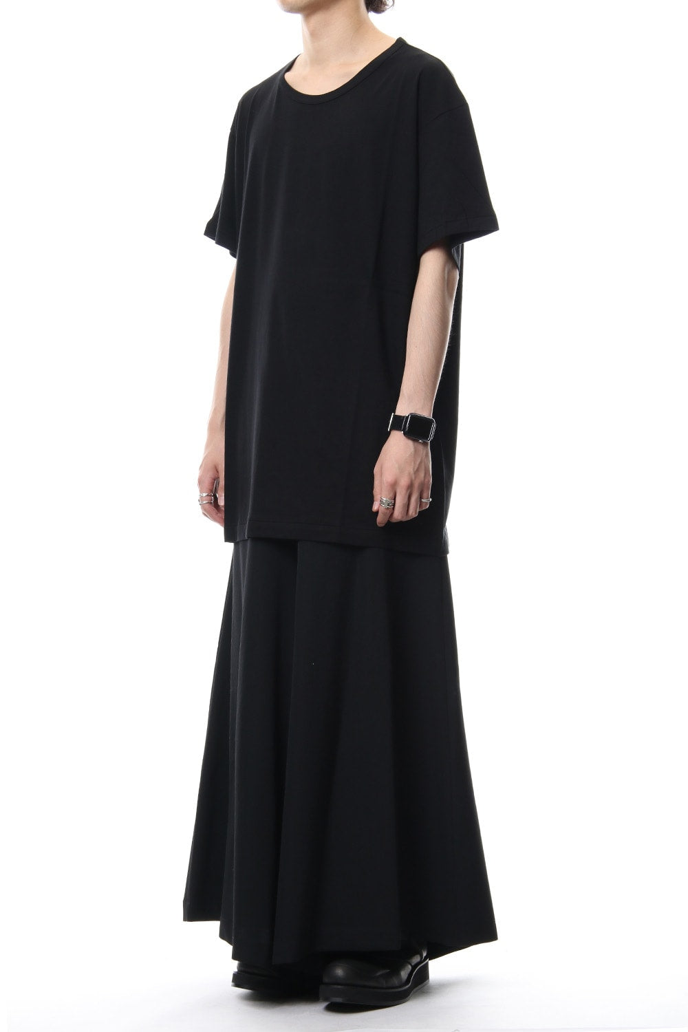 Round neck short sleeve 30/- Shankar Jersey stitch Black