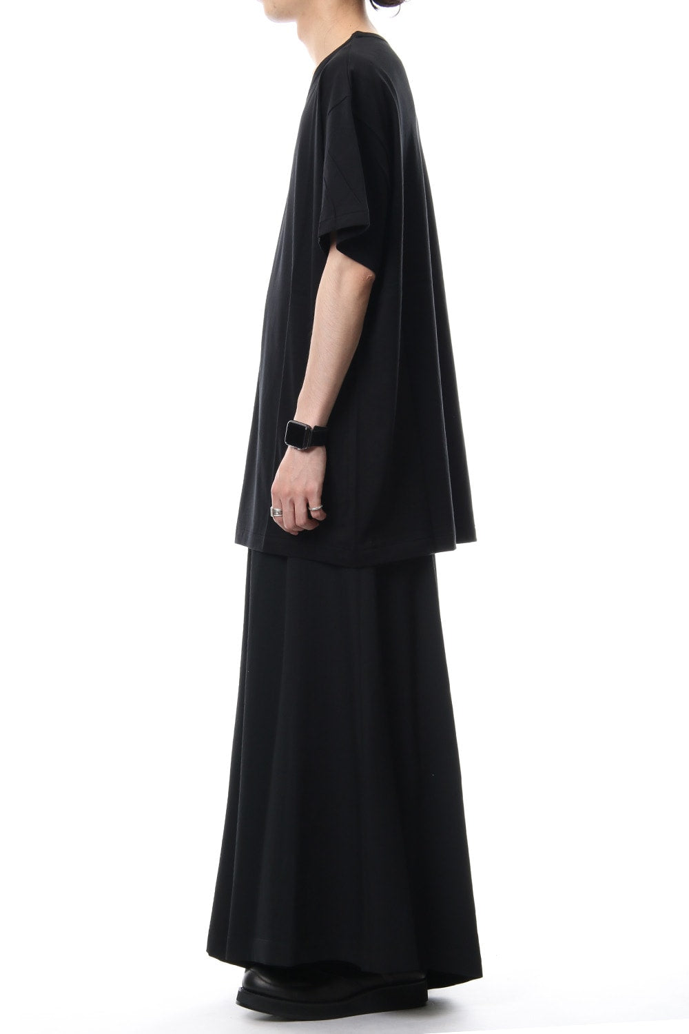 Round neck short sleeve 30/- Shankar Jersey stitch Black