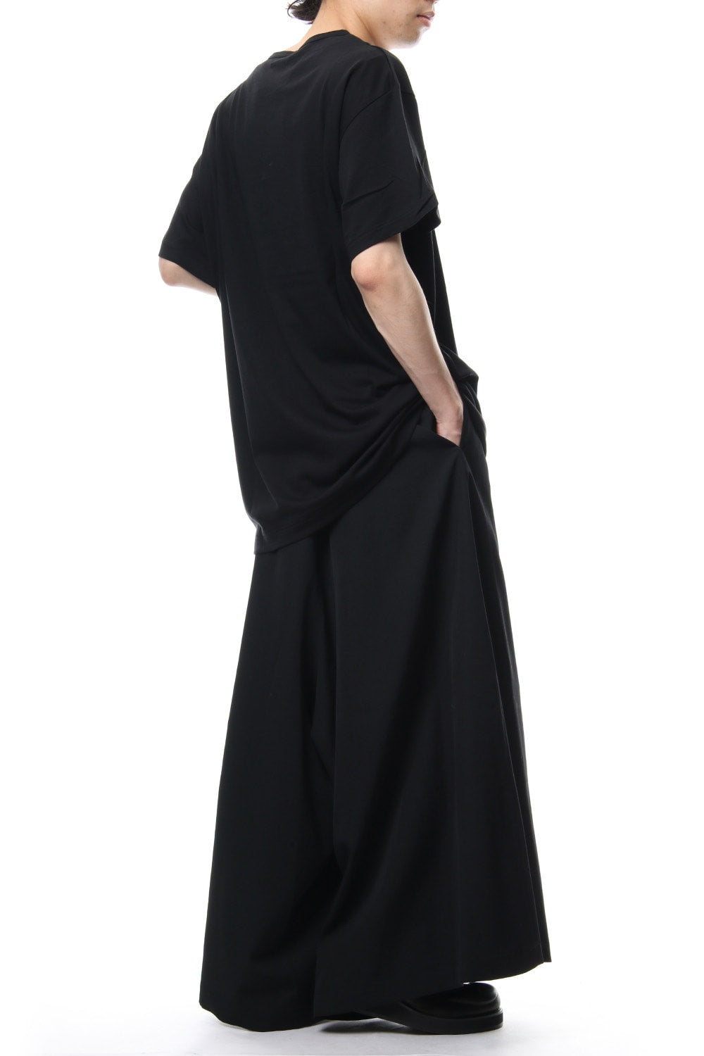 Round neck short sleeve 30/- Shankar Jersey stitch Black