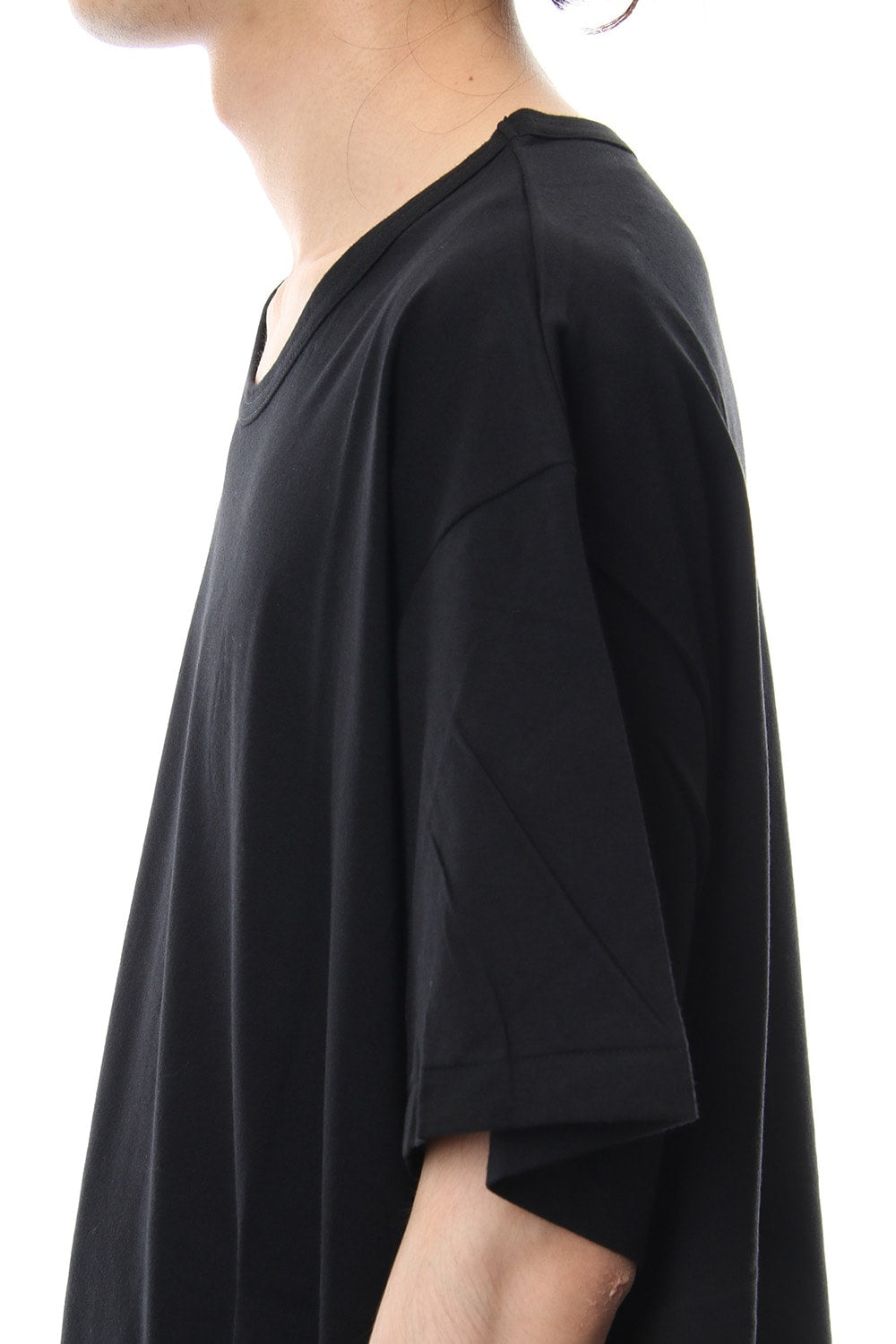 Round neck short sleeve 30/- Shankar Jersey stitch Black