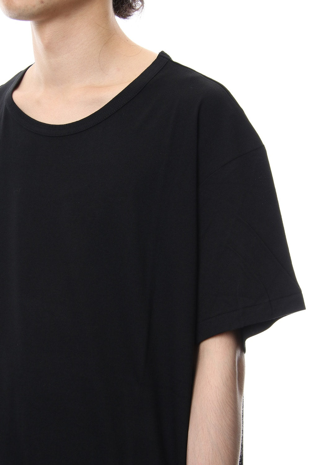 Round neck short sleeve 30/- Shankar Jersey stitch Black