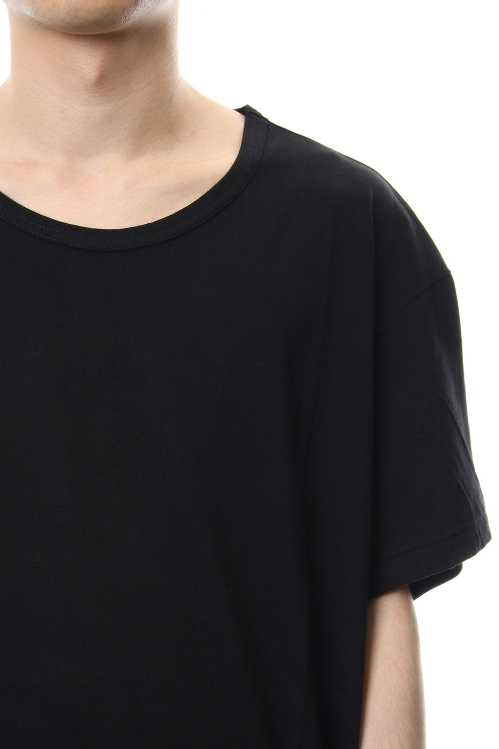 Round neck short sleeve 30/- Shankar Jersey stitch Black