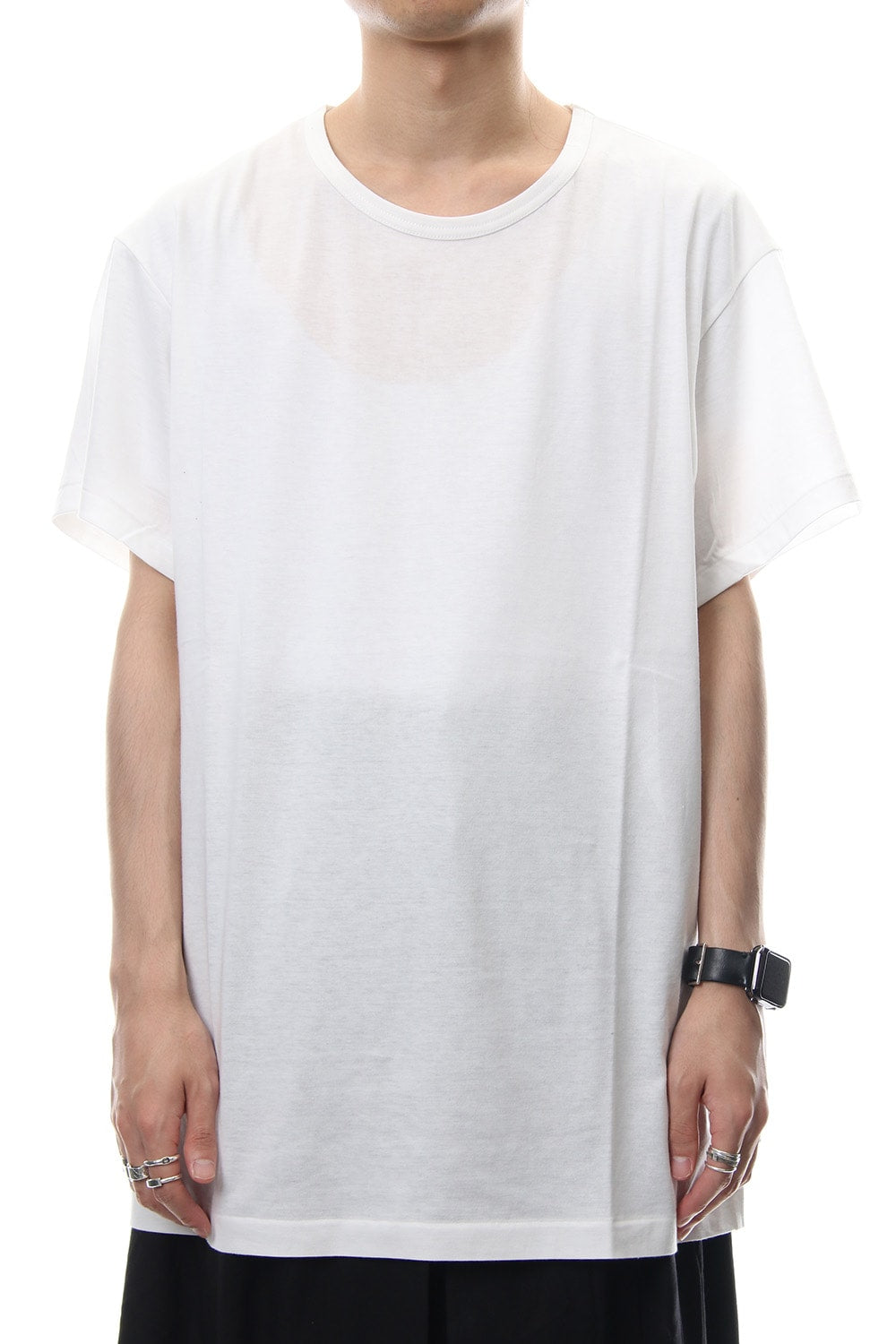 Round neck short sleeve 30/- Shankar Jersey stitch Off White