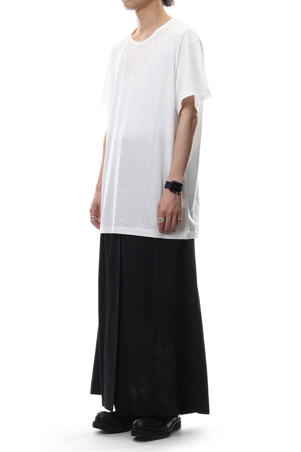 Round neck short sleeve 30/- Shankar Jersey stitch Off White