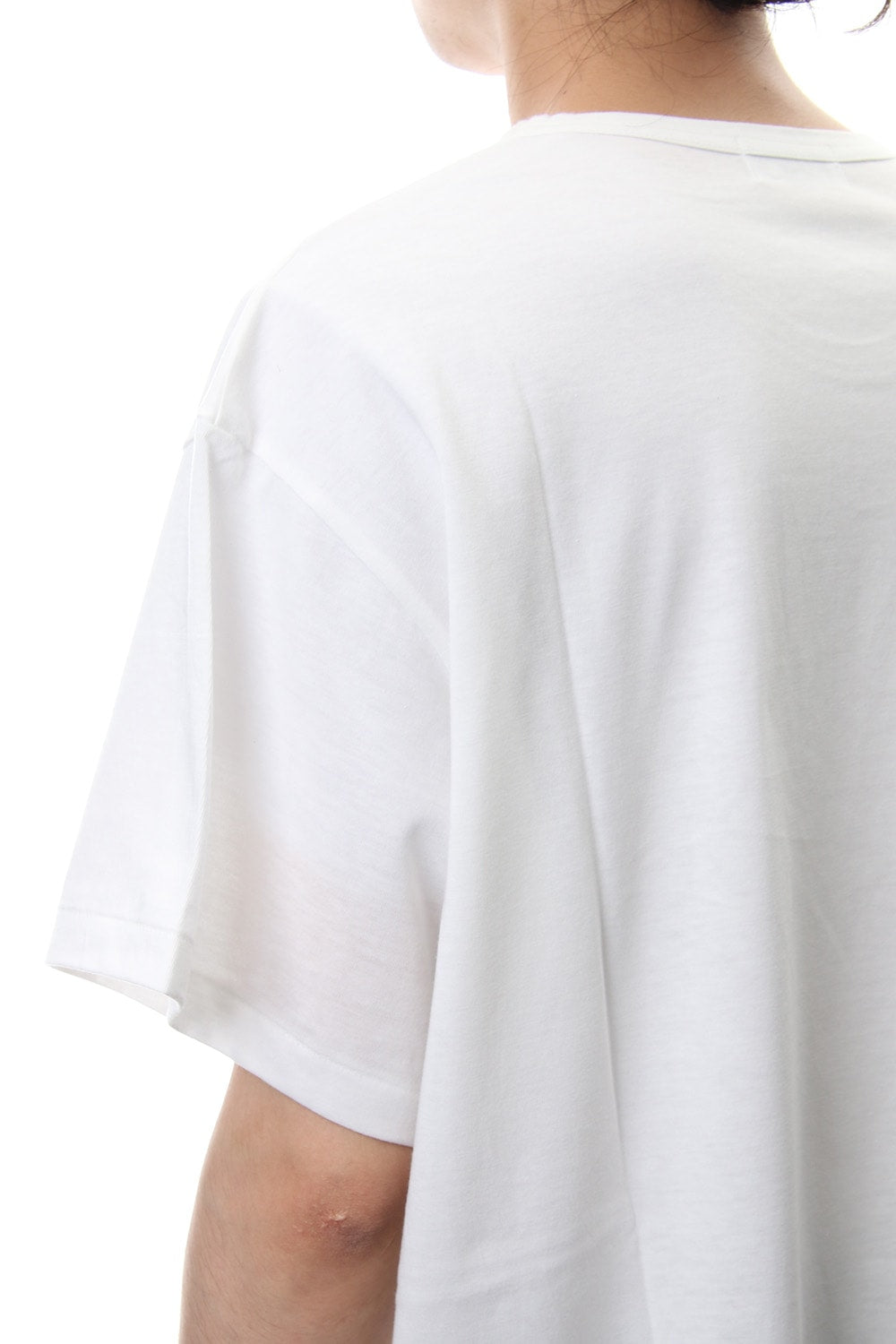 Round neck short sleeve 30/- Shankar Jersey stitch Off White