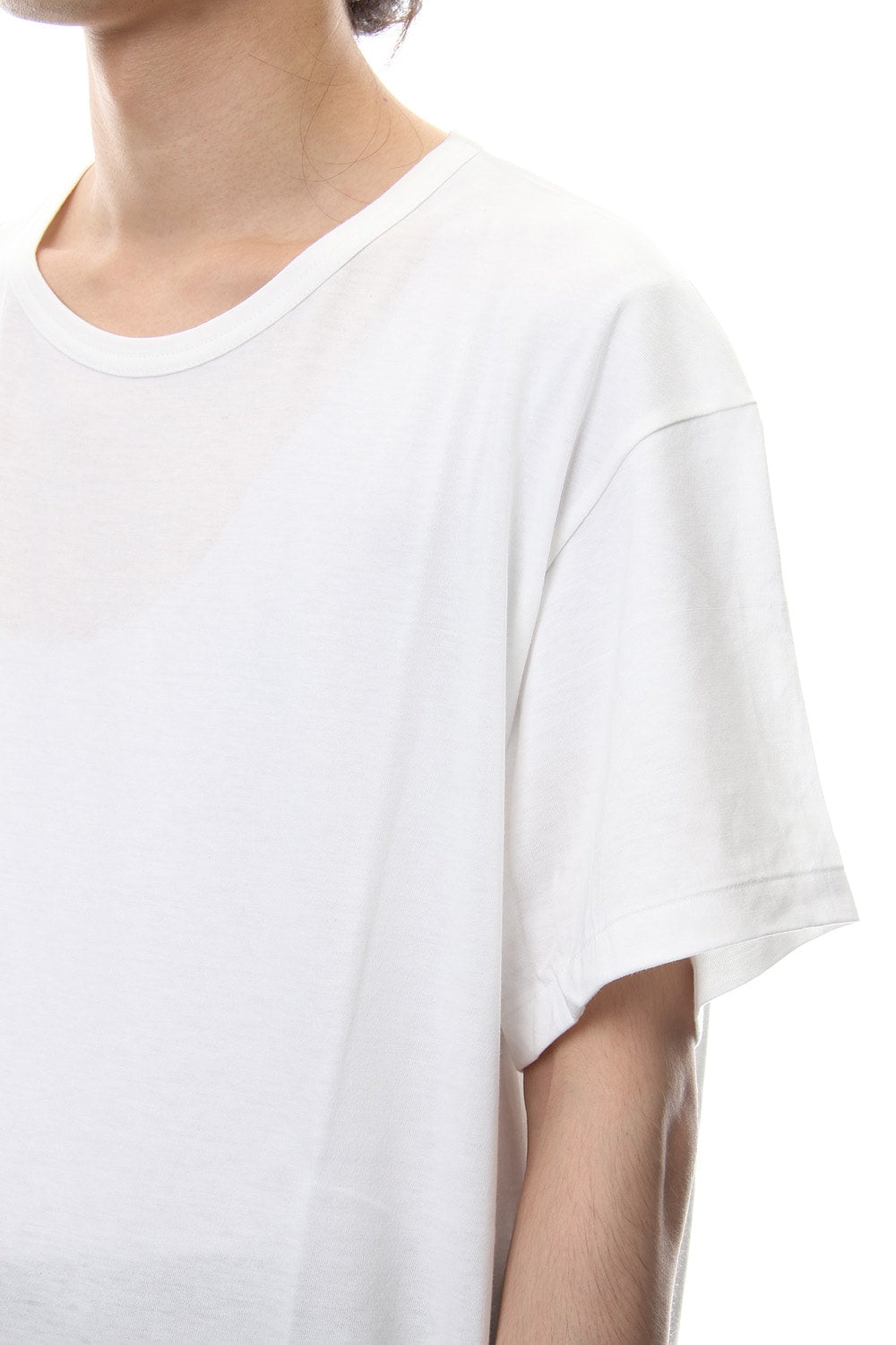Round neck short sleeve 30/- Shankar Jersey stitch Off White