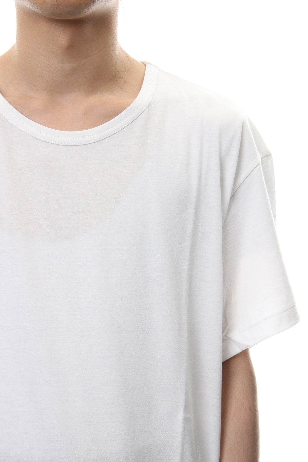 Round neck short sleeve 30/- Shankar Jersey stitch Off White