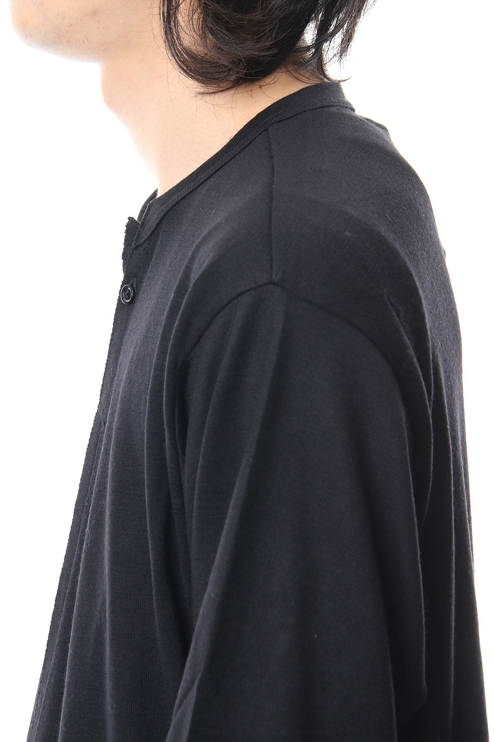 Diagonal switch long sleeve 2/48 washable wool